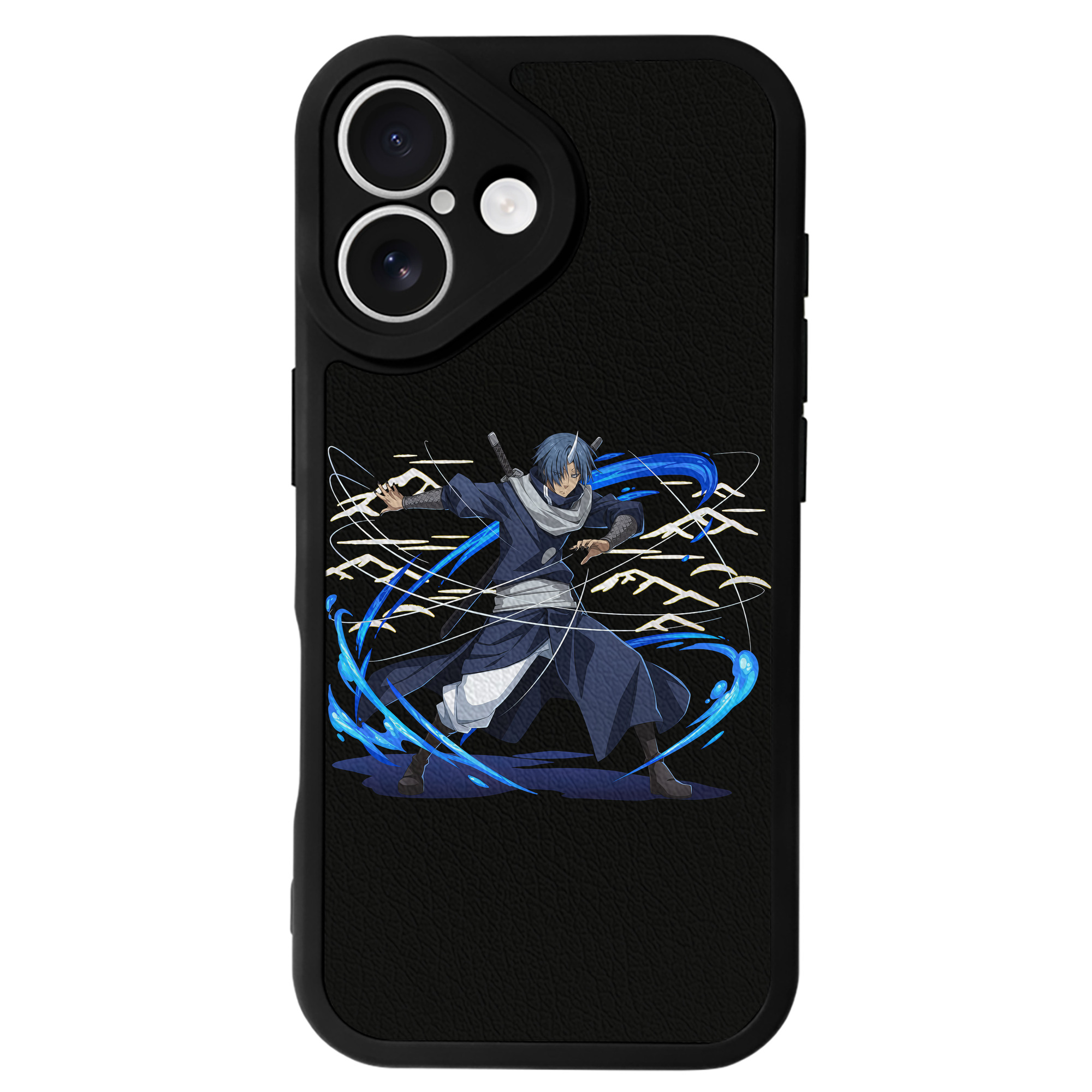 （画像用） 転スラ Regarding Reincarnated to Slime 【iPhone 16シリーズ対応】シリコンスマホケース（レザー調） 材質：シリコン